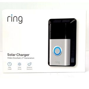 New Solar Charger for Ring Video Doorbell Camera 2nd Generation 2020 release